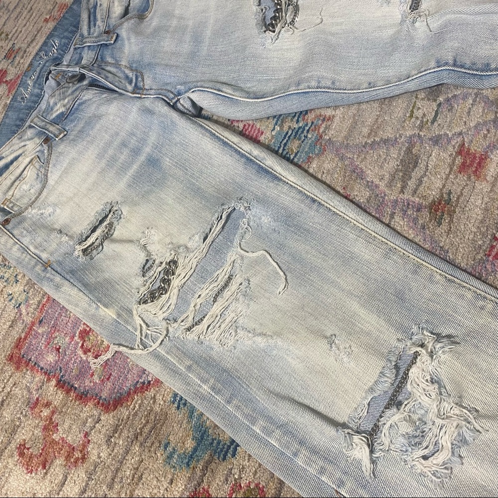 Custom Ripped Chain Jeans - Picture 9 of 13